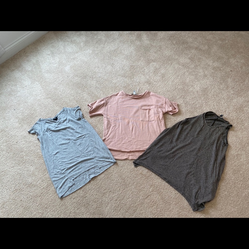 T-Shirt Bundle Deal! 3 for 1, size small and med